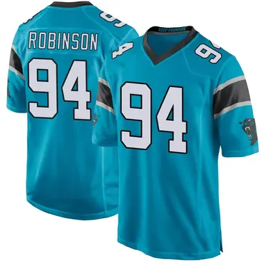 A'Shawn Robinson Men's Game Blue Carolina Panthers Alternate Jersey