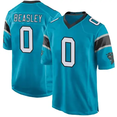 Aaron Beasley Men's Game Blue Carolina Panthers Alternate Jersey