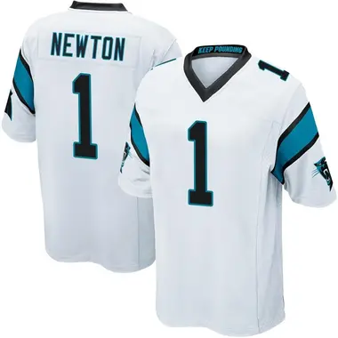 Cam Newton Men's Game White Carolina Panthers Jersey