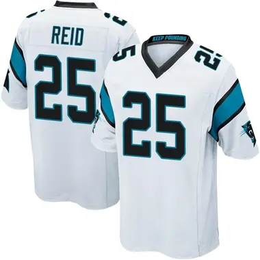 Eric Reid Men's Game White Carolina Panthers Jersey