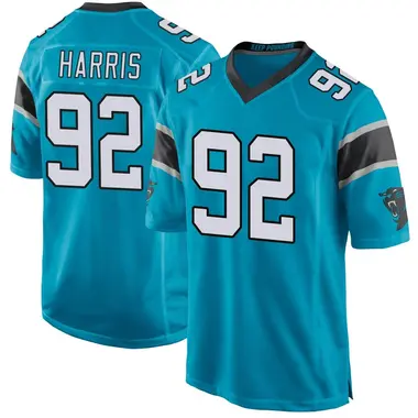 Jonathan Harris Men's Game Blue Carolina Panthers Alternate Jersey