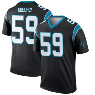 Luke Kuechly Men's Legend Black Carolina Panthers Jersey