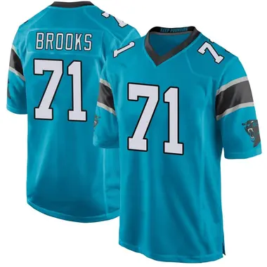 Mason Brooks Men's Game Blue Carolina Panthers Alternate Jersey