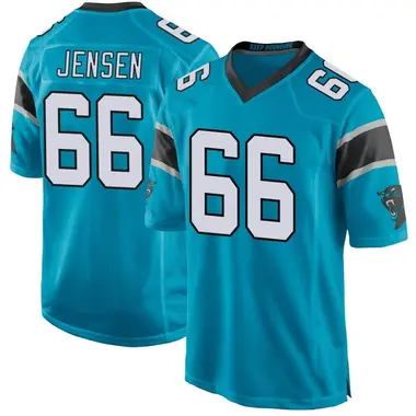 Nash Jensen Youth Game Blue Carolina Panthers Alternate Jersey